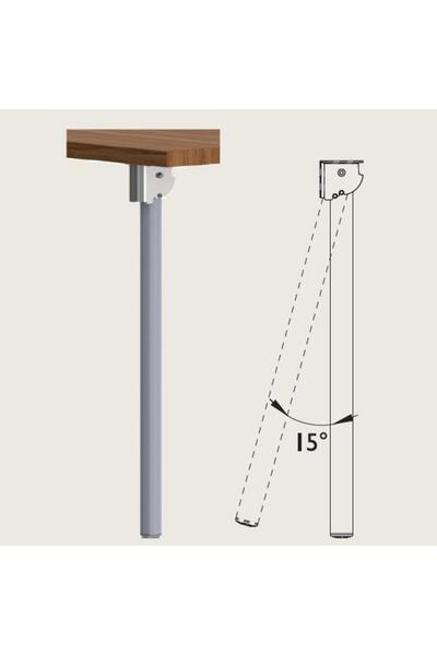 Gürçay Katlanır Masa Ayağı 11.503 4'lü Parlak Krom