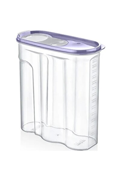 ÇEÇEN HOME (2 قطعة) حاوية تخزين بلاستيكية مغلقة بغطاء ملون