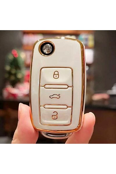 EBG İSTANBUL Vw Tiguan Jetta Golf 5 Golf 6 Scirocco Polo Caddy Transporter Nano Key Protection Case