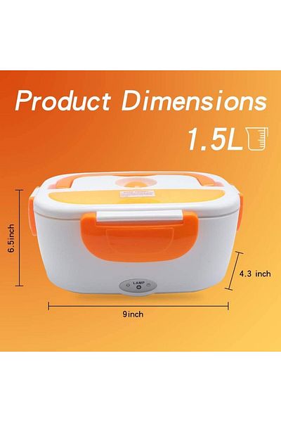 HEPBİMODA Food Container with Heater Corded Food Storage Container Feeding Container