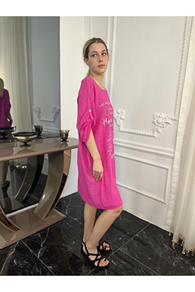 Bohemian Women's Organic Cotton Summer Natural Dress