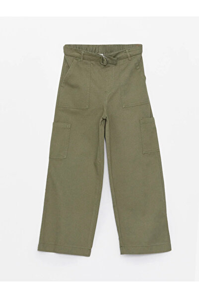 LC Waikiki Pantaloni cargo pentru fete cu picioare largi LCW Kids
