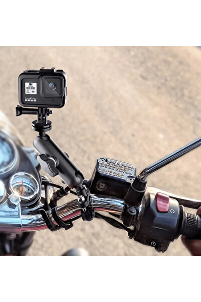 fimtech Motosiklet Bisiklet Gidona Monte Ayarlanabilir Kamera Tutucu Aparat