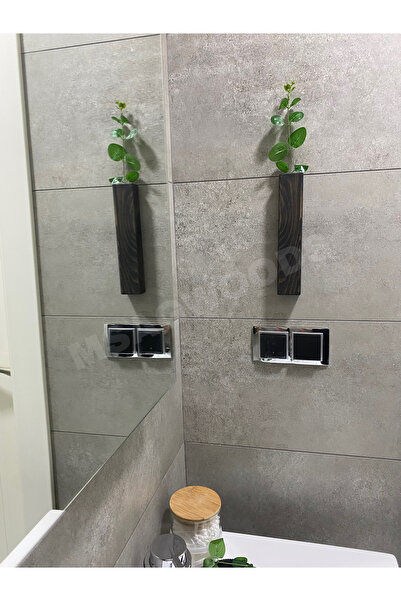 MSAĞWOODS TASARIM AHŞAP ÇİÇEKLİK BANYO MUTFAK KIŞ BAHÇESİ RUSTİK BOHEM YAPAY ...