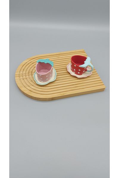 MİEN Bamboo presentation plate smooth laser cutting new model (24x33x2 cm)