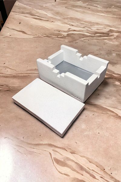 RocArt Home Τσιμεντένιο Ορθογώνιο Τασάκι