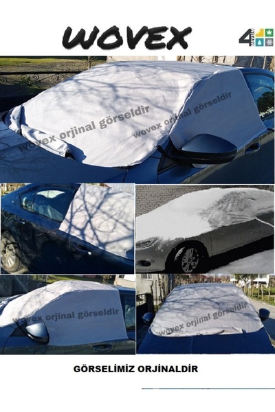wovex Car Front Side Windshield Wiper Cover Snow Ice Sun Prevention Waterproo...