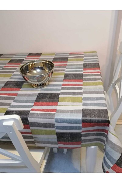 Başak Ev Tekstili Fiber PVC Oilcloth - Patterned Removable Tablecloth