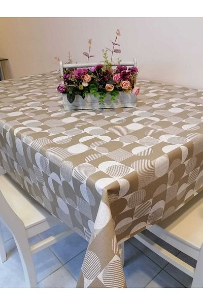 Başak Ev Tekstili Fiber Pvc Oilcloth - Σκουπιζόμενο τραπεζομάντιλο με σχέδια