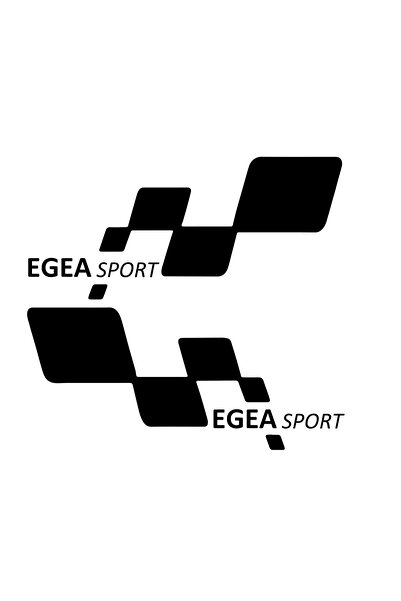 TSC EGEA ملصق رياضي لاصق 30 سم × 11 سم MMD199