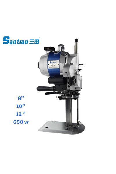 MAS MAKİNA SANTAIN 10" DİK KUMAŞ KESİM MOTORU MAVİ KAFA 650 WATT
