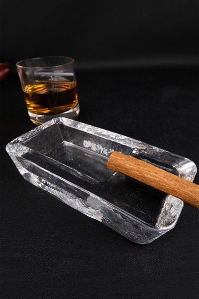 Digithome Mia Glass Ashtray 18 Cm - WA.INL.040.000 C1-1-288