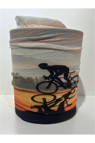 Tex XBYC 6513 BANDANA - BEYAZ GRİ TURUNCU SİYAH