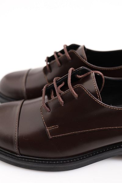 5in1Canpolat Brown Classic Lace-up Loafer 23531