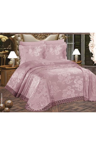 ZESA HOME French Laced Arya Bedspread 3 Pieces Dowry---PUDRA