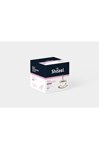 Shazel قهوة تركية بالحليب مع السكر 22 جرام (12 حبة)