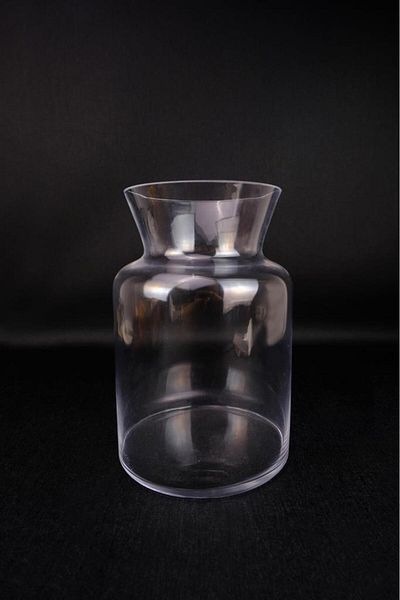 Digithome 25 cm Elan Decorative Glass Vase - Vz.Eln.001 C1-1-288