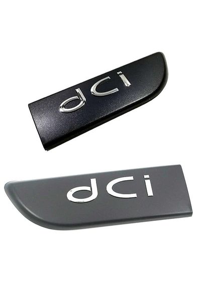 ZETOTO Renault Megane 2 Black Painted Dci Text Right Left Set
