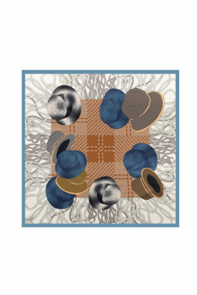 CASHMERE AND SİLK MAWLANA Eșarfă 100% mătase (50*50)