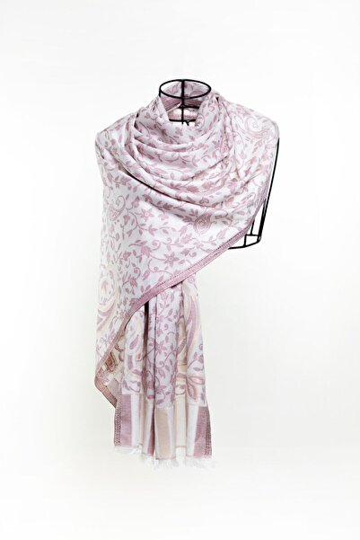 CASHMERE AND SİLK MAWLANA Şal Jacquard Basli