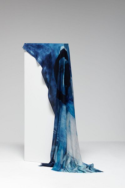 CASHMERE AND SİLK MAWLANA Blue Cashmere