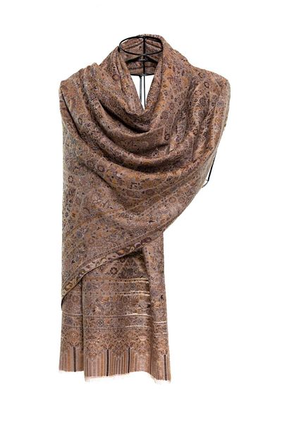 CASHMERE AND SİLK MAWLANA Cashmere Silk Poodle Shawl