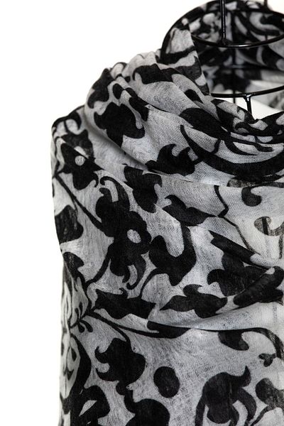 CASHMERE AND SİLK MAWLANA B,b Cashmere Printed Shawl