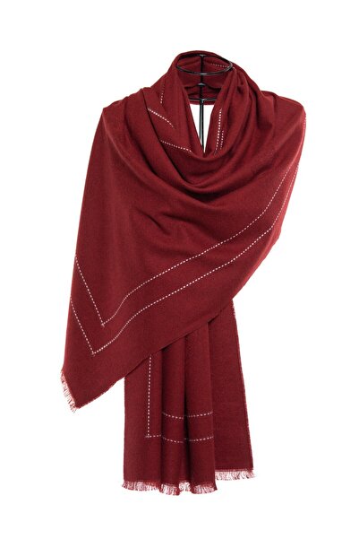 CASHMERE AND SİLK MAWLANA Şal brodat din caşmir modal (TRIPE).