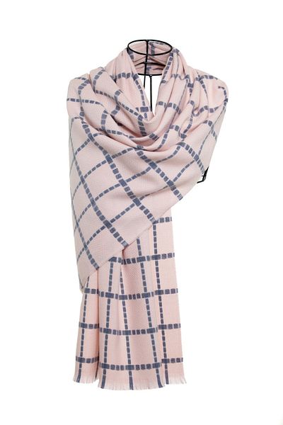 CASHMERE AND SİLK MAWLANA Şal brodat din caşmir modal