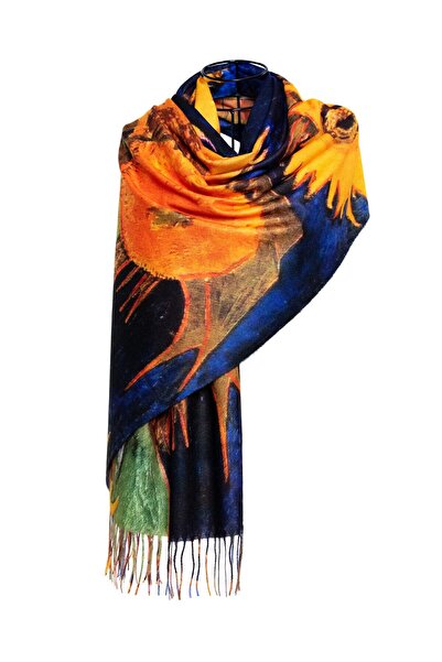 CASHMERE AND SİLK MAWLANA Modal Kaşmir Printed Şal