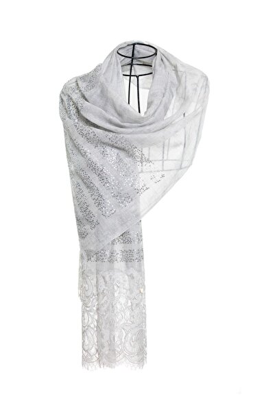 CASHMERE AND SİLK MAWLANA Şal din dantelă cu paiete din mătase de caşmir