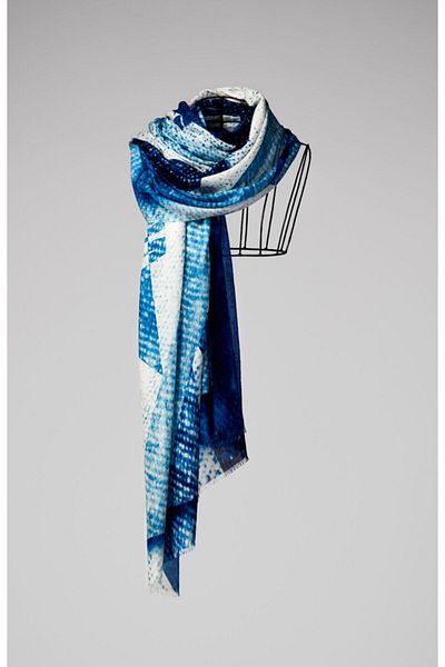 CASHMERE AND SİLK MAWLANA Blue Cashmere