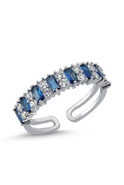 Merano Design Vinnu Ayarlanabilir Lacivert Yüzük