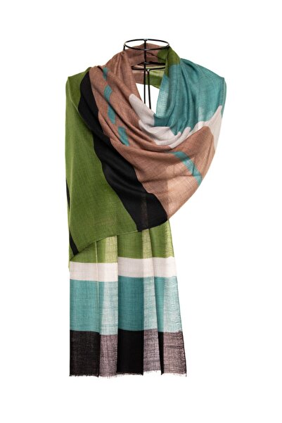 CASHMERE AND SİLK MAWLANA Şal imprimat 85% caşmir 15% mătase