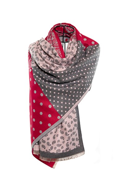 CASHMERE AND SİLK MAWLANA Modal Kaşmir Jakarlı Şal