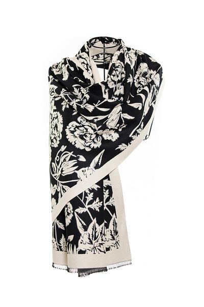 CASHMERE AND SİLK MAWLANA Modal Cashmere Jacquard Shawl