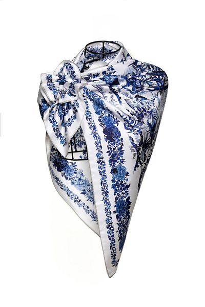 CASHMERE AND SİLK MAWLANA ŞAL 100% MĂTASE (90X90) JACQUARD