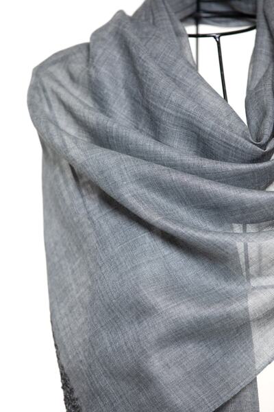 CASHMERE AND SİLK MAWLANA Kaşmir Ipek Payetli Dantel Şal