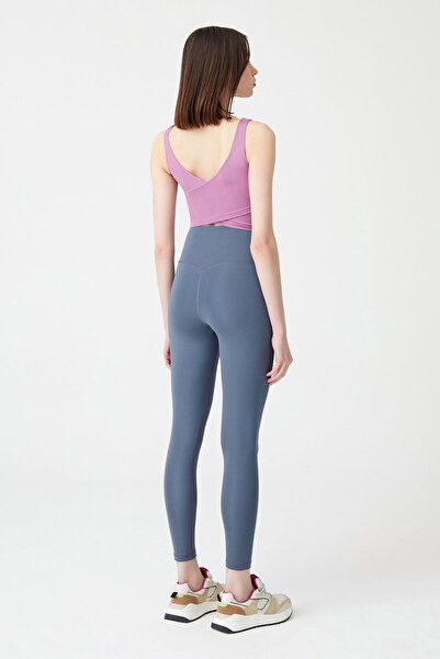 Los Ojos Antrasit Yüksek Bel Kışlık Içi Polarlı Spor Tayt Fleece