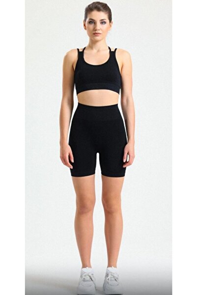 Lion Collection Yüksek Bel Toparlayıcı Şort Tayt