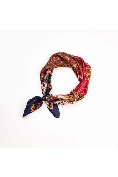 CASHMERE AND SİLK MAWLANA 100 % Ipek Fular (50*50)