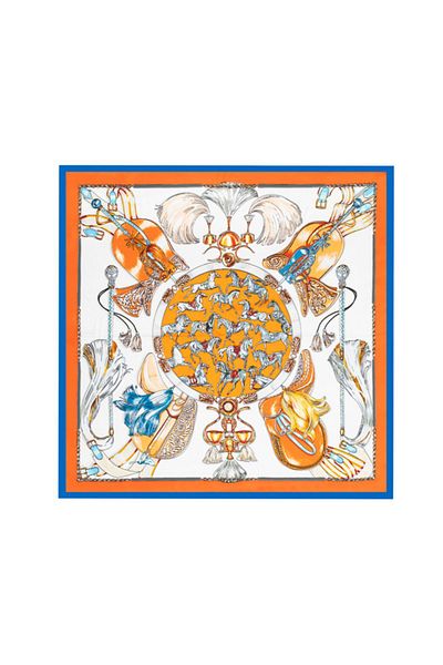 CASHMERE AND SİLK MAWLANA 100% Silk Scarf (50*50)