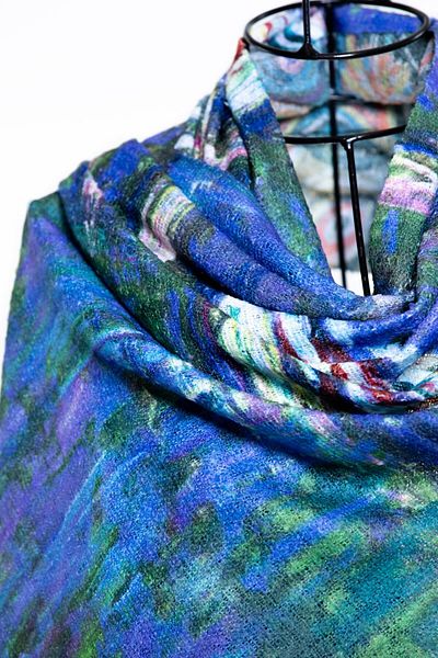 CASHMERE AND SİLK MAWLANA Modal Cashmere Printed Shawl