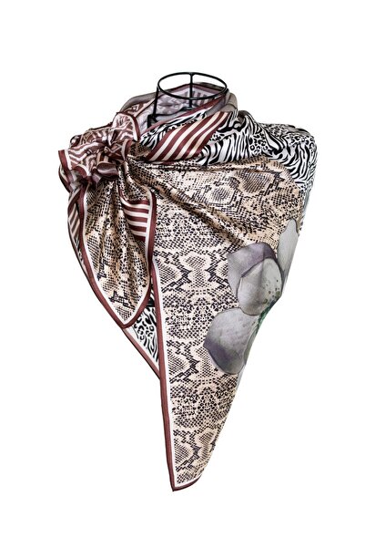 CASHMERE AND SİLK MAWLANA Şal 100% mătase (90X90)