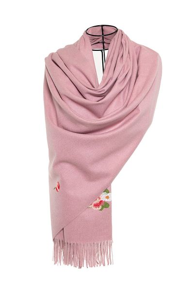 CASHMERE AND SİLK MAWLANA Şal brodat din caşmir modal