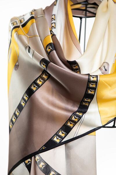 CASHMERE AND SİLK MAWLANA 100% Silk Shawl (53X170)
