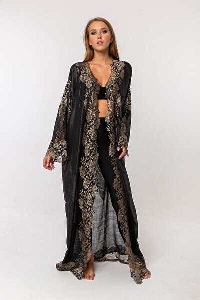 CASHMERE AND SİLK MAWLANA Fransız Dantelli Lourx Abaya