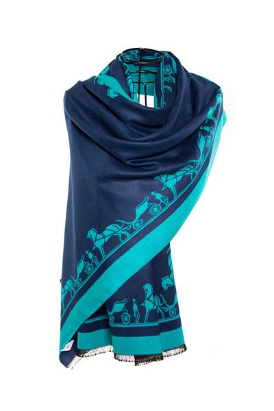 CASHMERE AND SİLK MAWLANA 85% Cashmere 15% Silk Printed Shawl