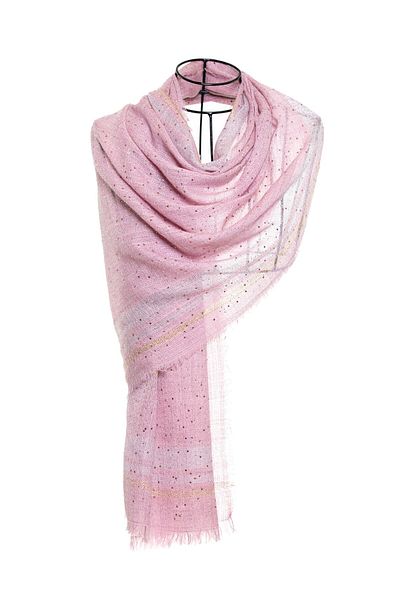CASHMERE AND SİLK MAWLANA Wool Modal Cashmere Bee Stone Shawl (1919)