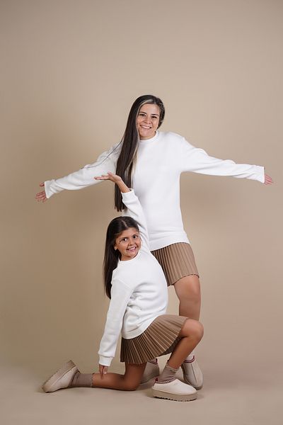 EYLÜL ELİF BUTİK Mother Daughter Sweatshirt Dress (Mother And Child Sold Separately)